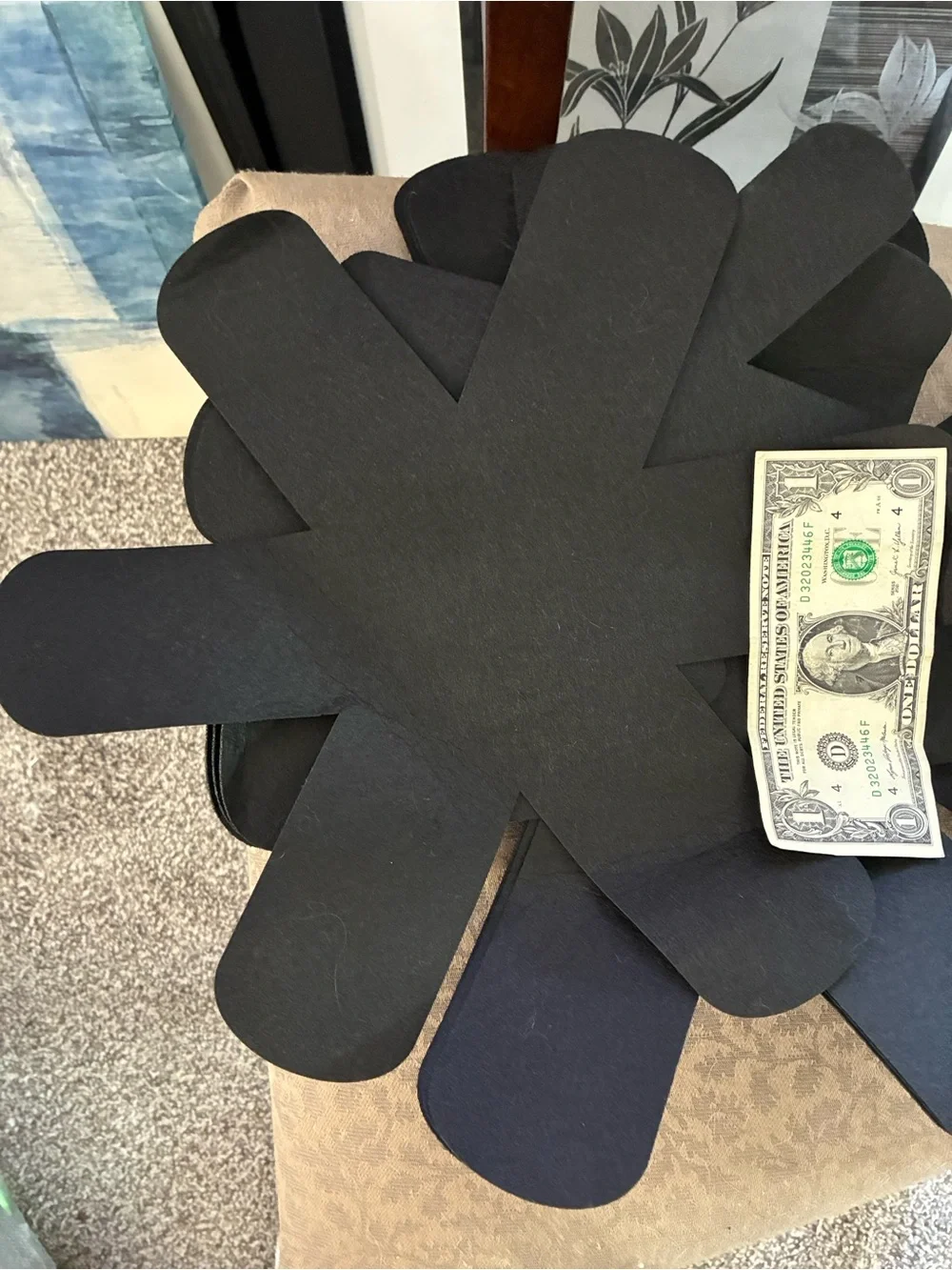 NEW Black felt anti-slip Pan and Pot protector separators